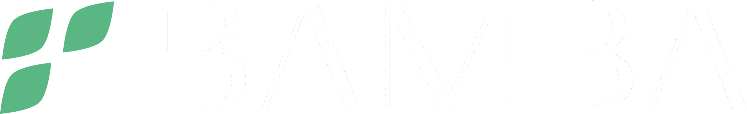 BAMBA_Logo BLANCO con HOJAS